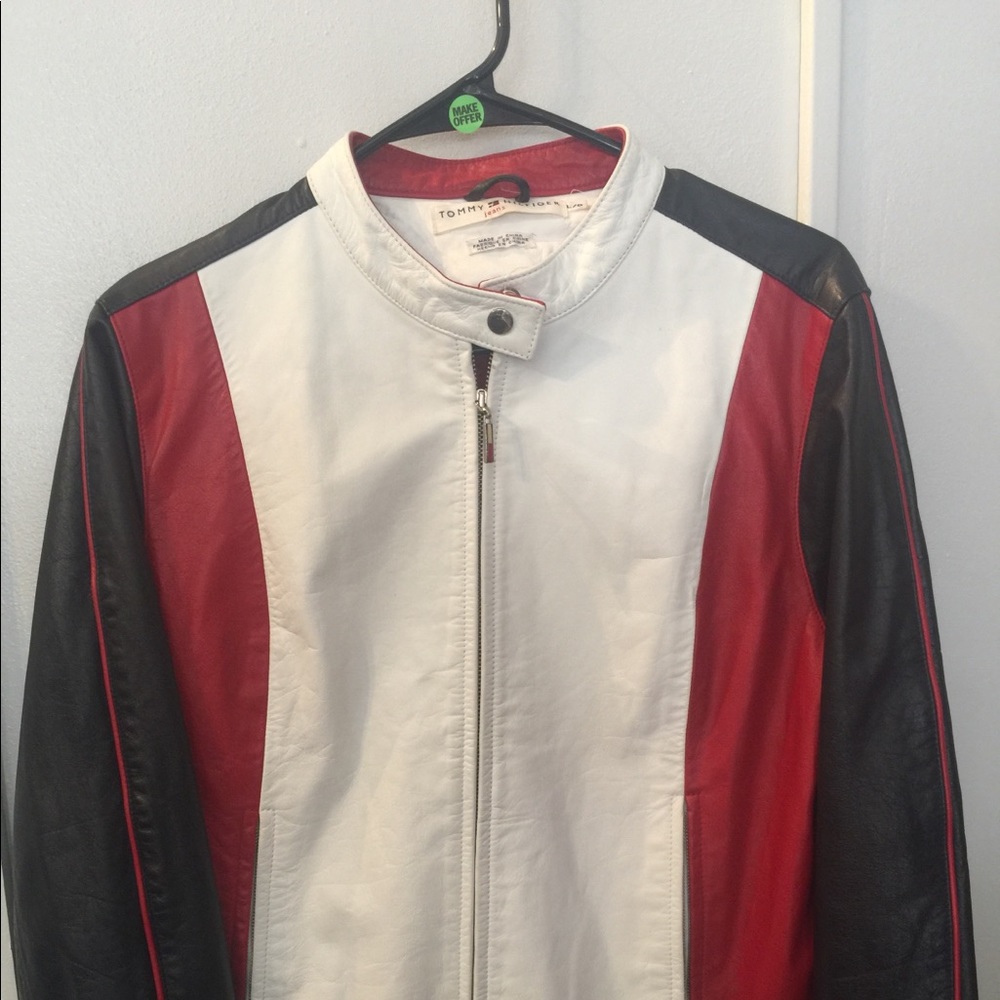 Tommy hillfiger leather jacket